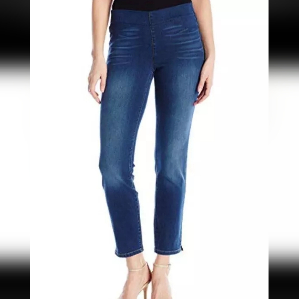 NYDJ Alina Pull On Ankle Slim Jeggins Jeans 8P